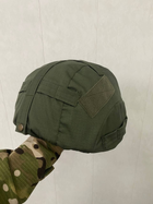Кавер на каску защитный MICH с ушами ПРОФИ рип-стоп чехол на шлем маскировочный с фиксацией для очков - изображение 11