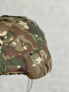 Кавер на каску з вухами піксель РЕЗИНКА ріп-стоп маскувальний чохол на шолом регулювання затяжкою - зображення 6