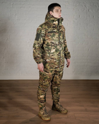 Форма армійська зимова ГРЕТА з утеплювачем ХОЛОСОФТ мультикам водонепроникаючий костюм штани бушлат флісова підкдадка XL - (52) - зображення 2