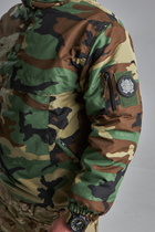 Куртка тактична Анорак Sturm Mil-Tec Combat Winter камуфляж вудланд Німеччина M - зображення 3