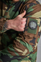 Куртка тактическая Анорак Sturm Mil-Tec Combat Winter камуфляж вудланд Германия M - изображение 6