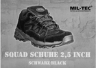 Ботинки Sturm Mil-Tec Squad 2.5'' Black 40 12823502 - изображение 4