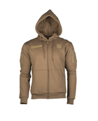 Кофта Sturm Mil-Tec Tactical Hoodie Zipper Coyote S 11472019 - зображення 1