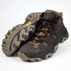 Ботинки кожаные OKSY TACTICAL Brown демисезонные 42 размер - изображение 1