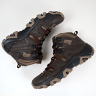 Ботинки кожаные OKSY TACTICAL Brown демисезонные 46 размер - изображение 6