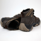 Ботинки кожаные OKSY TACTICAL Brown демисезонные 44 размер - изображение 5