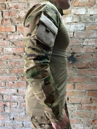 Мужской армейский костюм мультикам для ВСУ (ЗСУ) Tactical тактическая форма убакс и брюки Турция 7285 XXL - изображение 6