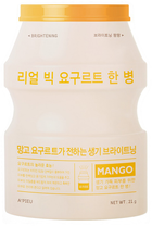 Maseczka A'Pieu Real Big Yogurt One-Bottle Mango w płachcie 21 g (8809643521154) - obraz 1