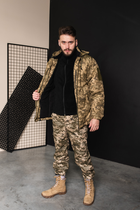 Куртка-бушлат военная мужская тактическая ВСУ (ЗСУ) Пиксель 8723 56 размер - изображение 4
