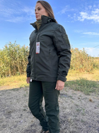 Тактическая куртка хаки COMBAT Боевой софтшел Soft-Shell на флисе для женщин S M - изображение 4