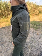 Тактична куртка хакі Туреччина COMBAT Бойовий софтшелл Softshell для жінок S L - зображення 6