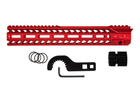 Цівка Strike industries Mlok Handguard Rail in Black 13.5" для AR-15 red - зображення 2