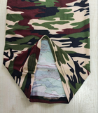 Бафф военный камуфляжный шарф бандана милитари трансформер 42*24 см - изображение 4