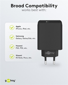Зарядний пристрій Goobay Wentronic Power Delivery 65Вт 1x USB-C Чорний (4040849617614) - зображення 8