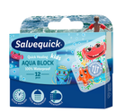 Пластырь Salvequick Aqua Block Kids водонепроникний для дітей 12 шт (7310616219240) - изображение 1