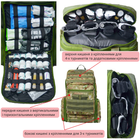 Бойовий медичний рюкзак Сумка медична Евакуаційна стропа в чохлі з Автоматичним карабіном - зображення 5