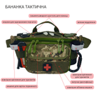 Рюкзак бойового медика Сумка укладка медична Ноші м'які в Чохлі - зображення 7