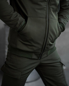 Зимовий тактичний костюм shredder на овчині олива L - зображення 6