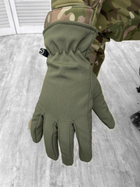 Зимние перчатки софтшел Олива L - изображение 1