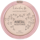 Puder mineralny do twarzy Lovely Mineral Pressed Powder silnie matujący 10 g (5901801697435)