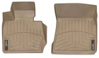 Автомобильные коврики в салон Weathertech на BMW X3 10-16 передние бежевые БМВ Х3 WT0011744
