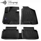 Автомобильные коврики в салон на Kia SPORTAGE SL 10-15 5шт черные Stingray КИА Спортейдж АМ00468271