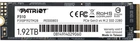 SSD диск Patriot P310 1.92TB M.2 2280 NVMe PCIe 3.0 x4 3D NAND TLC (P310P192TM28)