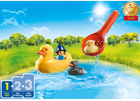 Zestaw figurek do zabawy Playmobil 1.2.3 Aqua Rodzina kaczuszek (4008789702715) - obraz 4