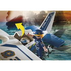 Zestaw figurek do zabawy Playmobil City Action Policyjny samolot wodny Pościg za przemytnikiem (4008789707796) - obraz 5
