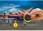 Ігровий набір із фігуркою Playmobil Air Stunt Show Реактивний літак Орел (4008789708328) - зображення 6