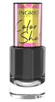 Lakier do paznokci Ingrid Color Shot 01 Just Black 7 ml (5902026663977) - obraz 1