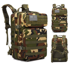 Тактичний рюкзак Armour Tactical B1145 Oxford 900D (з системою MOLLE) 45 л Ліс - зображення 3