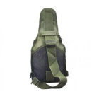 Тактический штурмовой военный рюкзак сумка с одной лямкой Armour Tactical М3 Oxford 600D (с системой MOLLE) 5 литров Олива - изображение 2