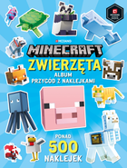 Album z naklejkami Egmont Minecraft Przygody Zwierzeta (9788327658326)