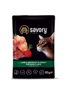 Влажный корм Savory Adult для кошек с ягнёнком и свеклой 85 г