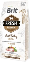 Сухий корм Brit Fresh Light Fit&Slim для дорослих, літніх собак з індичкою і горошком