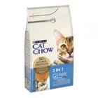 Сухой корм для кошек Purina Cat Chow Feline 3-in-1 с формулой тройного действия с индейкой