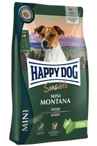 Сухой корм Happy Dog Sensible Mini Montana для мелких пород с кониной