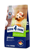 Сухой корм для взрослых собак Клуб 4 лапы Премиум для малых пород