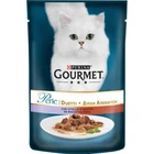 Влажный корм Purina Gourmet Perle Duo с телятиной и уткой 85 г