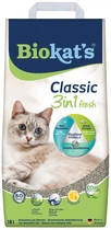 Наполнитель для кошачьего туалета Biokat's Classic Fresh 3in1 бентонитовый, 18 л