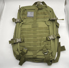 Рюкзак тактический военный 45л 800D зеленый олива - изображение 4