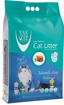 Van Cat MARSILLA SOAP бентонитовый ароматизированный наполнитель, 5 кг