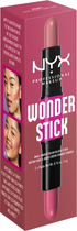 Двосторонні кремові рум'яна у стіку NYX Professional Makeup Wonder Stick Blush 03 Coral and Deep Peach 2х4 г (800897225285) - зображення 1