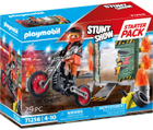 Zestaw do zabawy z figurką Playmobil Stunt Show Pokaz kaskaderski ze ścianą ognia (4008789712561) - obraz 1