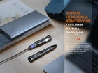Fenix T6 тактическая ручка с фонарем синяя - изображение 9