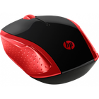 Мышка беспроводная для ПК и ноутбука HP 200 3кн 1000dpi USB черно-красный (2HU82AA)