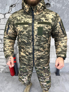 Зимова тактична куртка піксель lieutenant 7XL - зображення 8