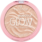 Rozświetlacz do twarzy Essence Gimme Glow Luminous Highlighter 10 Glowy Champagne 9 g (4059729394699) - obraz 1