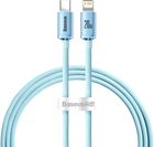 Кабель Baseus Crystal Shine Series Fast Charging Data Cable Type-C to iP 20W 1.2 м Sky Blue (CAJY001303) - зображення 1